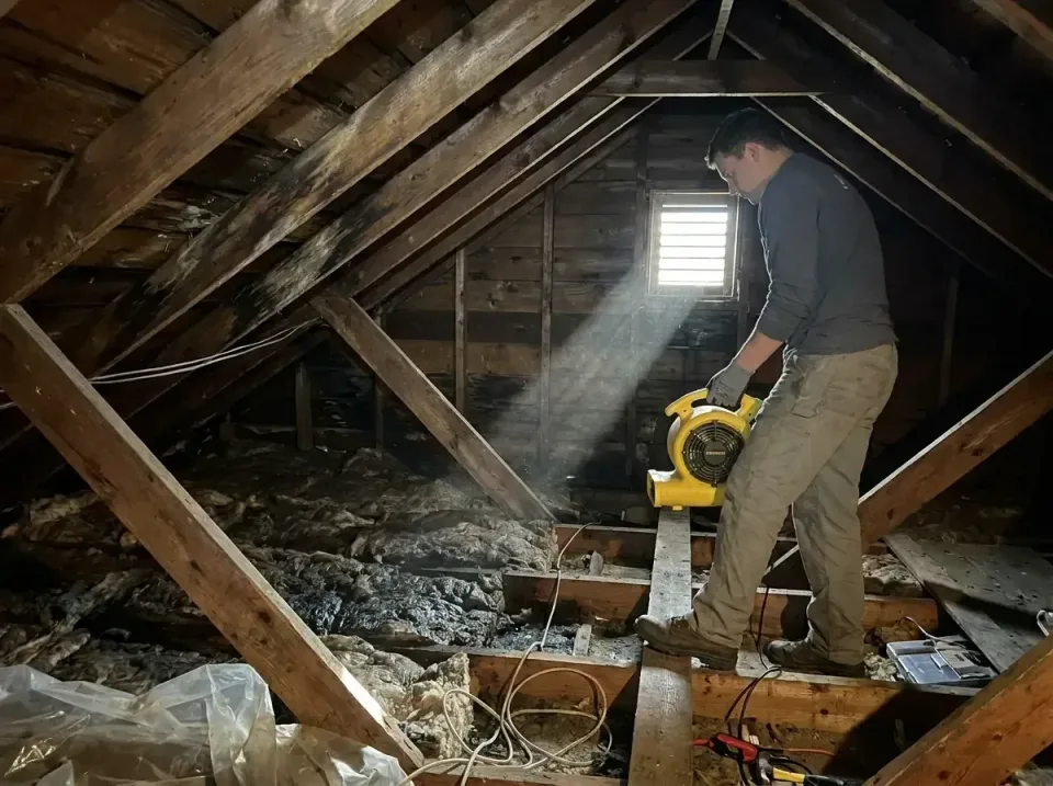 attic-water-damage-drying-proc-007 — frequently asked questions, Emergency Water Extraction & 24/7 Flood Response in Spartan…